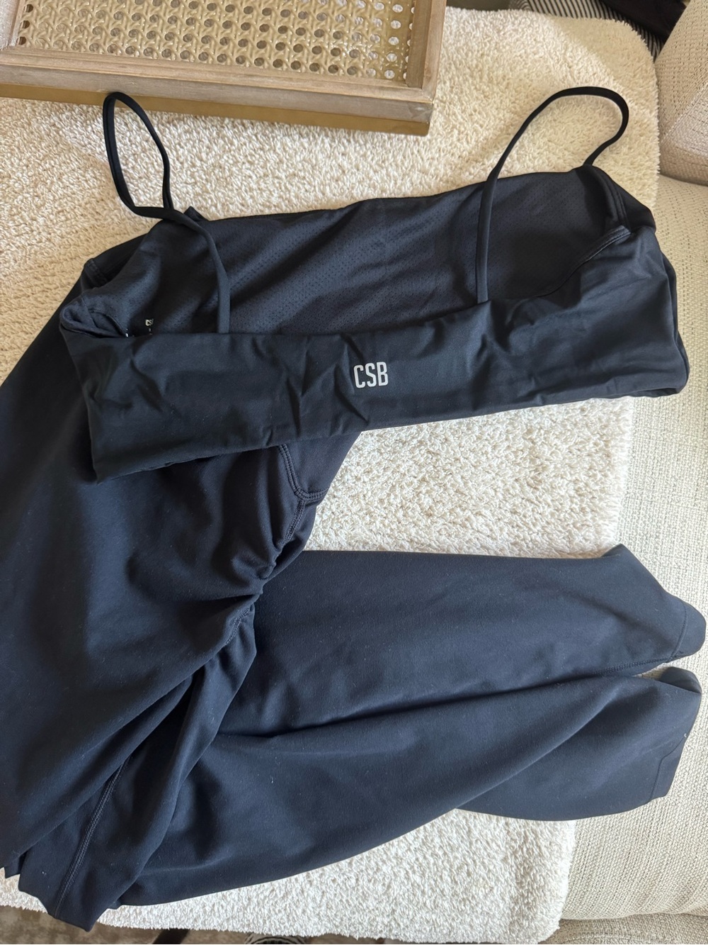 CSB form scrunch leggings and sports bra